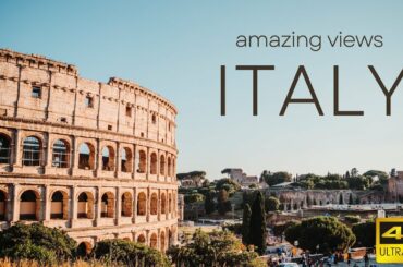 4K Italy - Rome | wine | colosseum | scenic views | landscape | relaxing music | 60fps