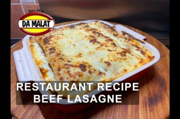 Beef Lasagne | Italian restaurant recipe