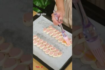 Satisfying Hot Dog Buns #shorts #cooking #satisfying