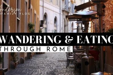 We at the BEST Pizza Bianca in Rome | Italian Food | Italy Travel Vlog