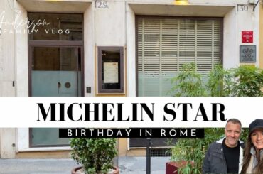 We Ate At A Michelin Star Restaurant in Rome | Italy Travel | Travel Vlog