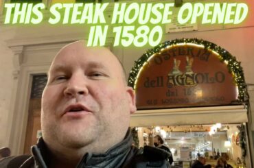 This Restaurant is 442 Years Old - Osteria Dell Agnolo Florence Italy
