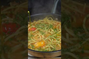SPAGHETTI WITH TUNA #shorts #asmr