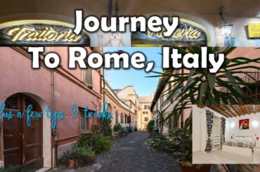 Journey to Rome, Italy! The city of history, food, wine, and atmosphere...
