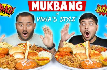 EPIC MUKBANG IN VIWA'S STYLE | Indian Food Mukbang | Food Eating Competition | Viwa Food World