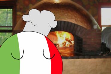 Cooking pizza with Italy | Countryballs