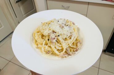 First time making carbonara