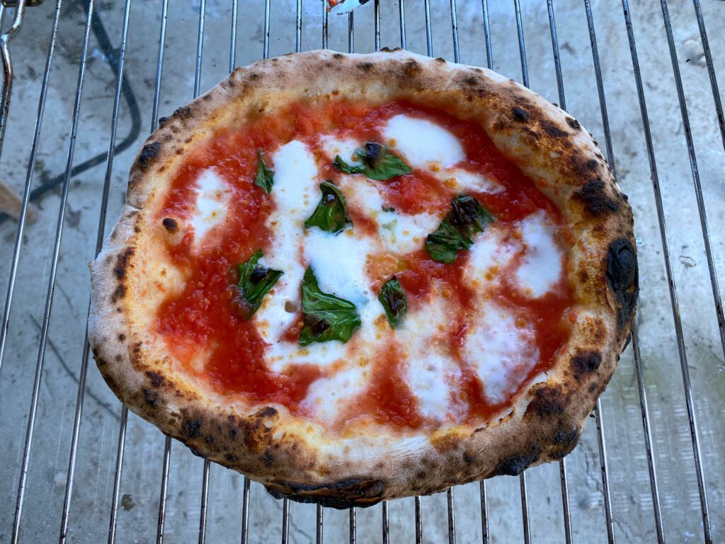 Simple homemade Margherita