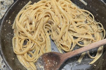 2nd attempt at pasta aglio e olio