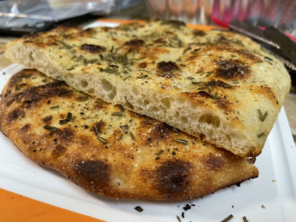 Toasty Garlic Rosemary Sourdough Focaccia!