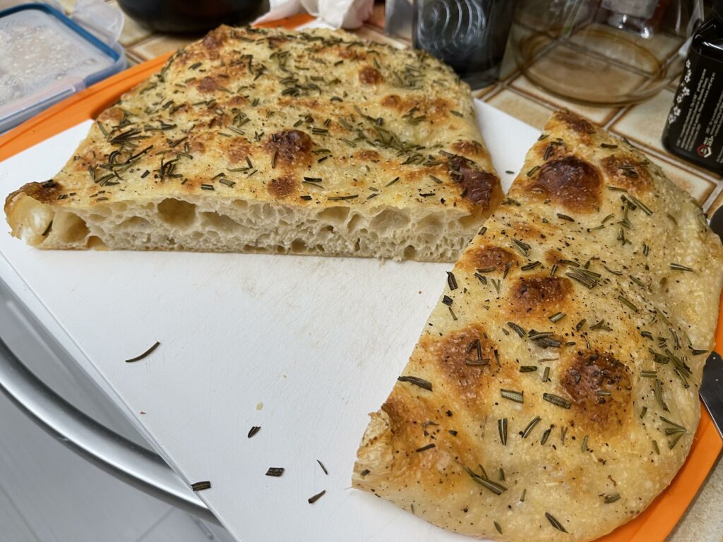 Garlic Rosemary Sourdough Focaccia!