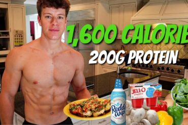 Full Day of Eating 1,600 Calories | EXTRA High Protein Diet for Fat Loss