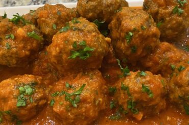 Italian Cooking Collab! Freshly Made Homemade Meatballs that Taste Absolutely Delicious!