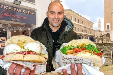 UNKNOWN Italian food - ITALY'S BEST PANINI - Street food tour in Lecce, Italy