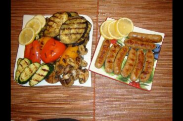 ITALIAN RECIPES - GRILLED HOT ITALIAN SAUSAGE WITH VEGETABLES RECIPE