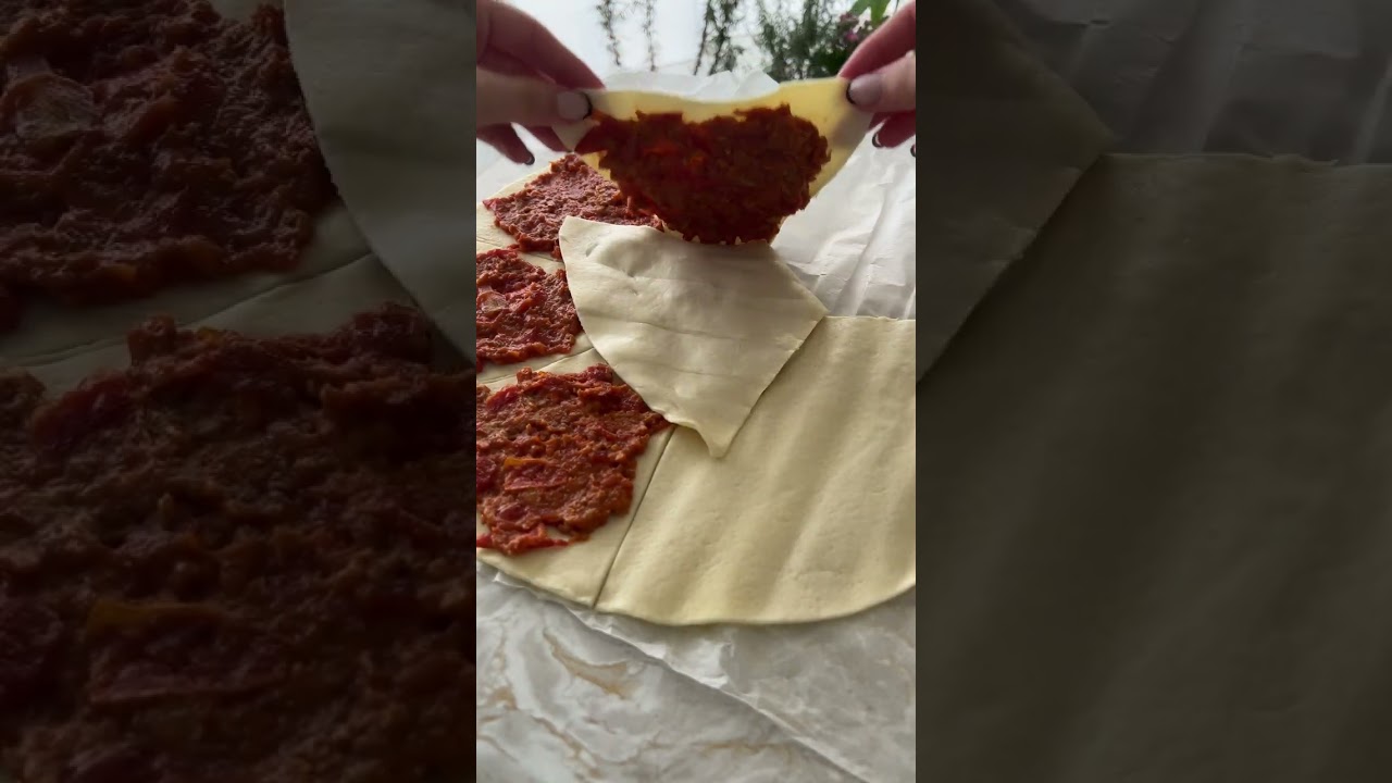 STUFFED PUFF PASTRY #shorts STUFFED PUFF PASTRY #shorts