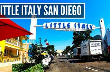 San Diego Little Italy Restaurant Tour 4K