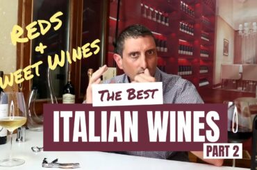 Best Italian Wines Pt. 2: Reds & Sweet Wines