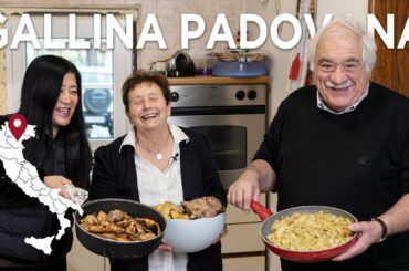 Italian food and wine with a real Italian Nonna! Attilio Scienza & the team eat like kings!