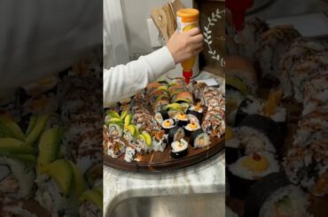 Christmas recipes/Sushi Christmas#shorts