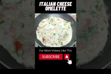 Mouthwatering Italian Cheese Omelette | Spanish Omelette Recipe | Italian Cheese Omelette Recipe