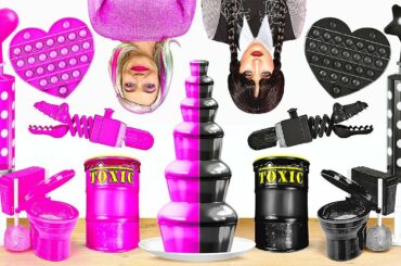 UNIQUE SWEETS AND GADGETS FOR FOODIES || Eating Only 1 Color Candies Challenge by 123 GO! FOOD