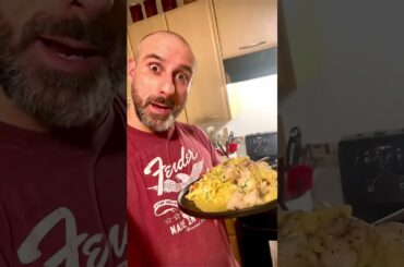 Food Porn 101: Carbonara Tagliatelle #shorts