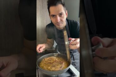 MILANESE SAFFRON RISOTTO AND OSSOBUCO #shorts #asmr