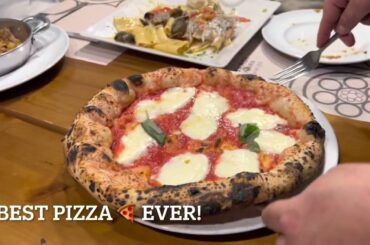Naples Italy | Food tour Vlog | Best pizza in the world | Napoli
