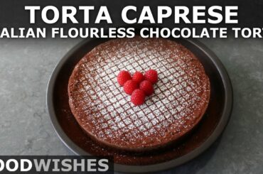 Italian Flourless Chocolate Torte "Torta Caprese" - Food Wishes