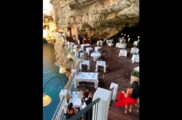 Grotta Palazzese Restaurant in Italy