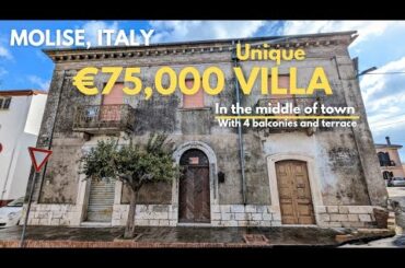 UNIQUE VILLA IN THE MIDDLE OF AN ITALIAN TOWN. ITALIAN HOME FOR SALE. ITALY VLOG.