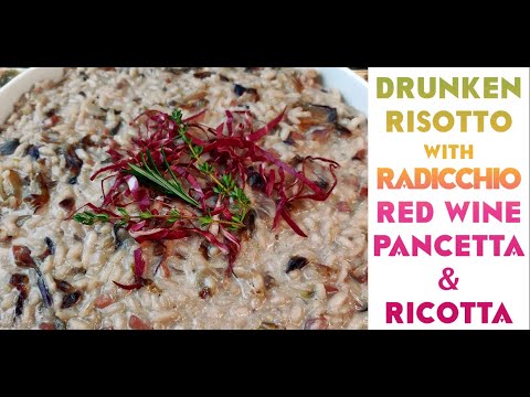Everyone loves my drunken risotto with radicchio, red wine, pancetta and ricotta! Try it and see! Everyone loves my drunken risotto with radicchio, red wine, pancetta and ricotta! Try it and see!