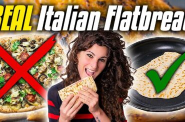 How Italians ACTUALLY Make "Flatbread" (it's not just expensive pizza with fancy toppings)