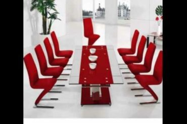 BASS EXTENDING ITALIAN GLASS DINING TABLE