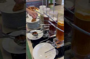 Breakfast in italy | food short |cooking passion