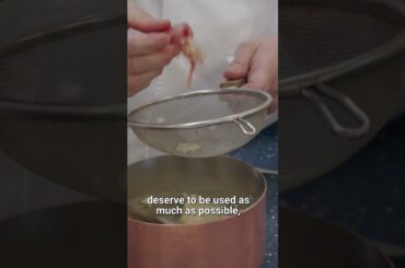 Shrimp Risotto in a 3 Michelin Star Italian Restaurant #shorts