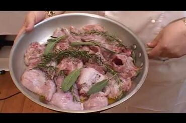 Regional Italian Cuisine Rabbit Polenta