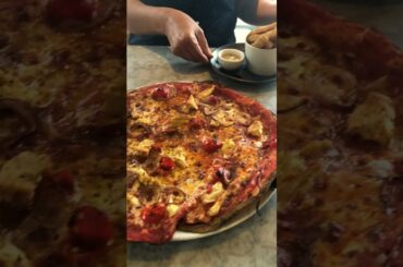 Pizza Express Thin Crust Italian Pizza #viral pizza #shorts #asmr