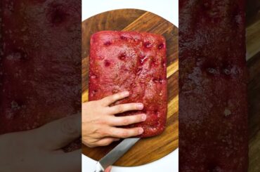 BEETROOT FOCACCIA #shorts