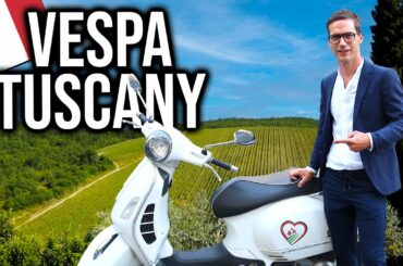 VESPA day trip of TUSCANY - Wine and Dine for 2023
