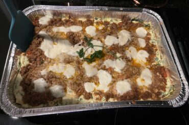 Made some lasagna today.