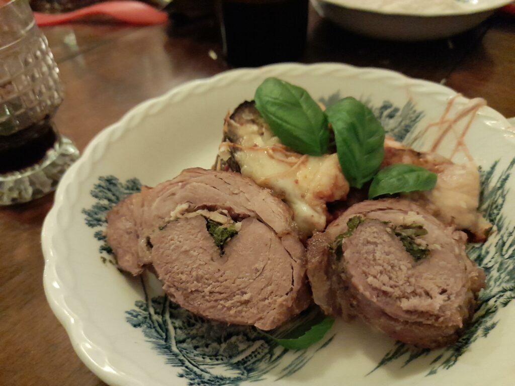 Parmigiana di Melanze & Porcetta