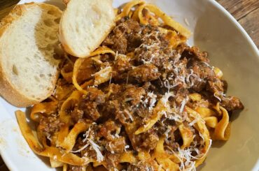 Homemade pasta and can I call it bolognese?