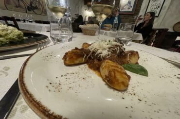 The culurgiones with slow cooked boar stew at Il Vecchio Mulino (Sassari) are absolutely amazing. 🐗 Lovely food experience, atmosphere and service.