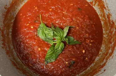 Today’s Marinara sauce.