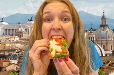 A Full Day of Eating in Rome, Italy!