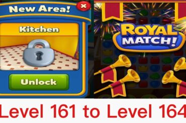 Royal match unlock New area Kitchen level 161 to 164 |Rajput legend| #rajputlegend #royalmatch