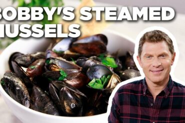 Bobby Flay's Steamed Mussels | Food Network