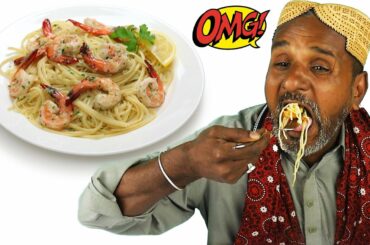 Tribal People Try Italian-American Food for the first time!!